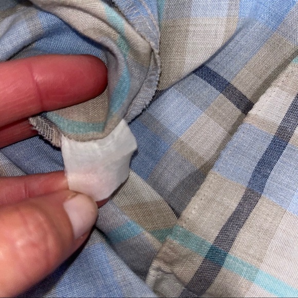 Vintage White Tab Levi’s Plaid Pearl Snap Shirt - Picture 6 of 9